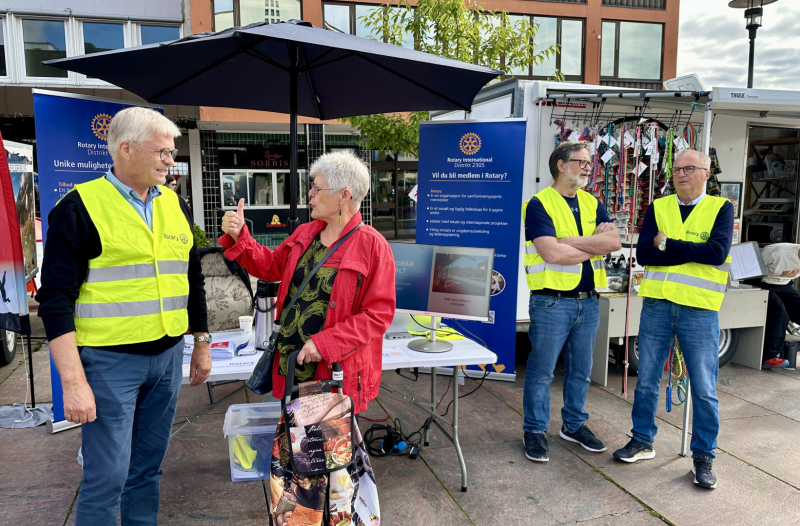 Molde Rotaryklubb på Innflytterdagen